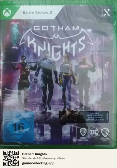 Gotham Knights Xbox Series X, Germany box front