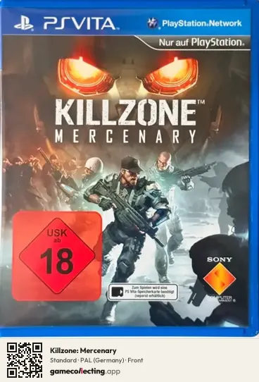 Killzone: Mercenary PlayStation Vita, Germany box front