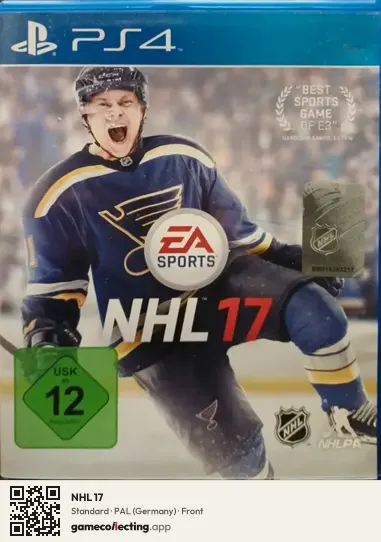 NHL 17 PlayStation 4, Germany box front