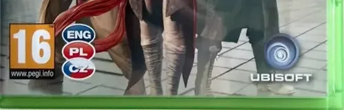 Assassin's Creed Chronicles, the PEGI square on its front