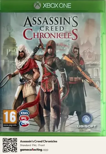 Assassin's Creed Chronicles Xbox One, PAL box front