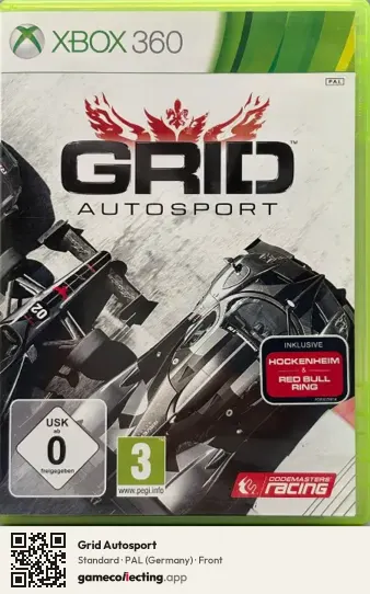 Grid Autosport Xbox 360, Germany box front