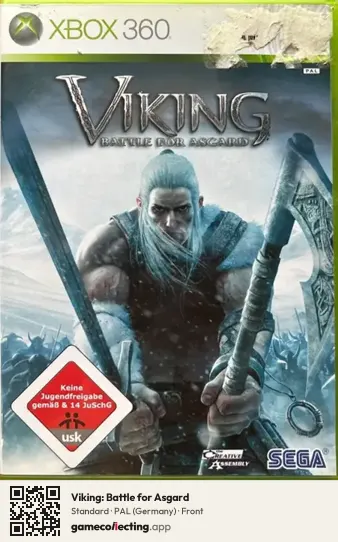 Viking: Battle for Asgard Xbox 360, Germany box front
