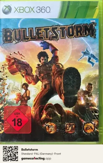 Bulletstorm Xbox 360, Germany box front