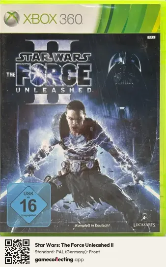 Star Wars: The Force Unleashed II Xbox 360, Germany box front