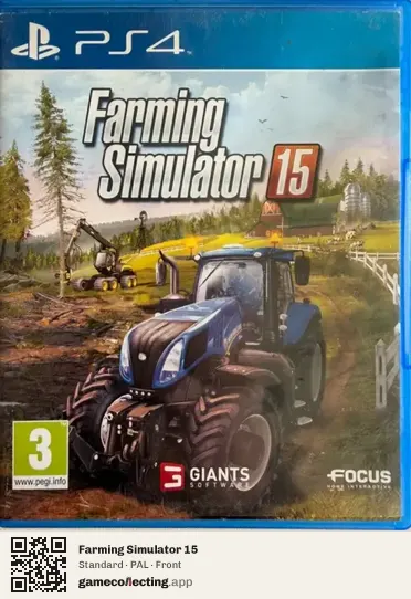 Farming Simulator 15 PlayStation 4, PAL box front