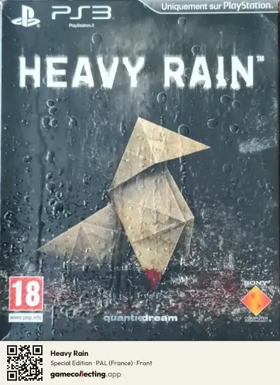 Heavy Rain PlayStation 3, France box front