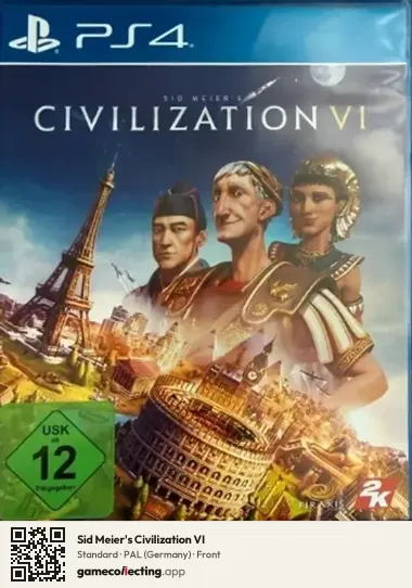 Sid Meier's Civilization VI PlayStation 4, Germany box front