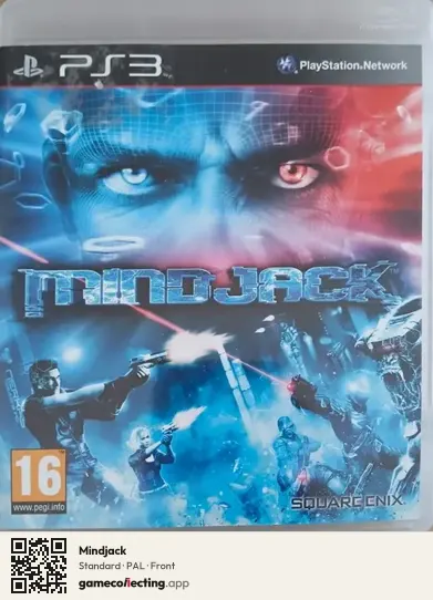 Mindjack PlayStation 3, PAL box front