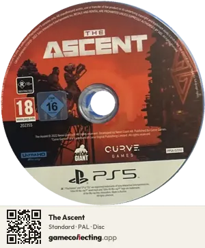The Ascent PlayStation 5, PAL disc