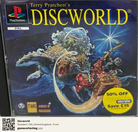 Discworld PlayStation, United Kingdom box front