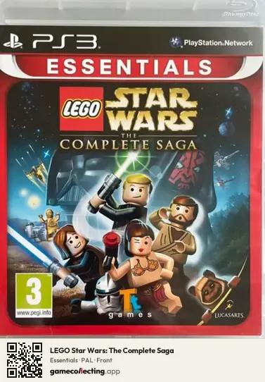 LEGO Star Wars: The Complete Saga PlayStation 3, PAL box front