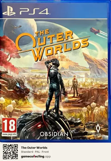 The Outer Worlds PlayStation 4, PAL box front