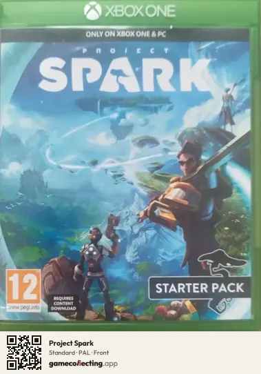 Project Spark Xbox One, PAL box front