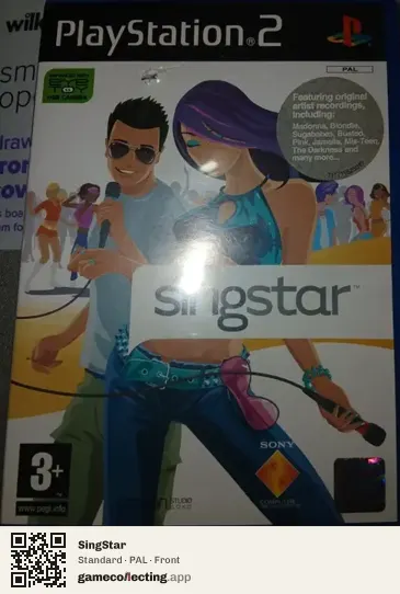 SingStar PlayStation 2, PAL box front