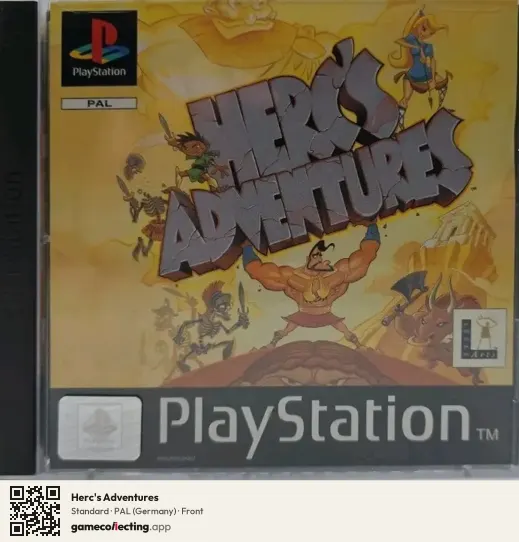 Herc's Adventures PlayStation, Germany box front