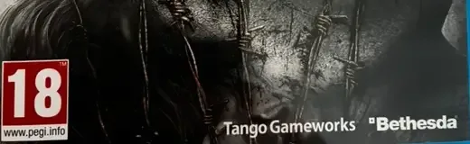 The Evil Within, the PEGI square on its front
