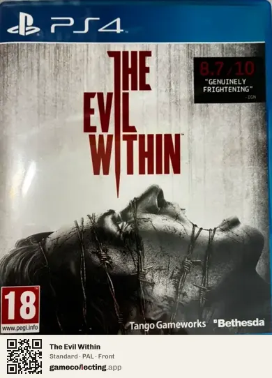 The Evil Within PlayStation 4, PAL box front
