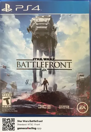 Star Wars Battlefront PlayStation 4, NTSC box front