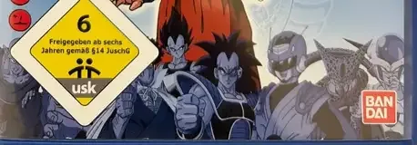 Dragon Ball Z: Budokai, the USK square on its front
