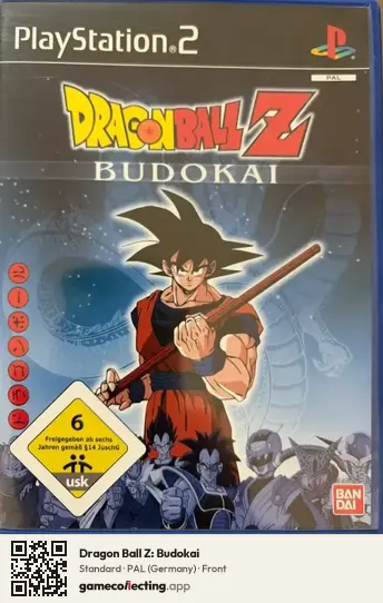 Dragon Ball Z: Budokai PlayStation 2, Germany box front