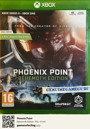 Phoenix Point Xbox Series X, PAL box front