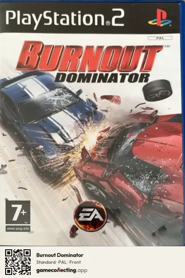 Burnout Dominator PlayStation 2, PAL box front