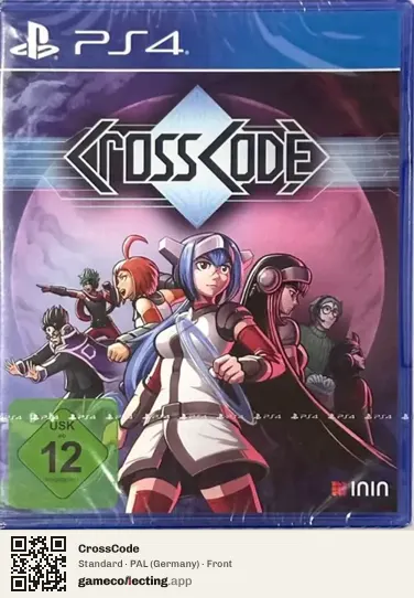 CrossCode PlayStation 4, Germany box front