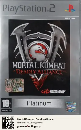 Mortal Kombat: Deadly Alliance PlayStation 2, Italy box front