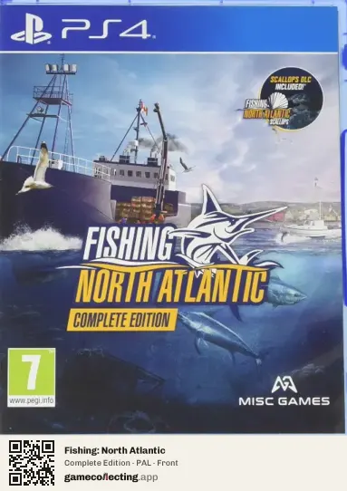 Fishing: North Atlantic PlayStation 4, PAL box front