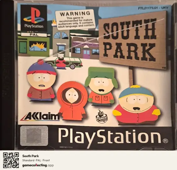 South Park PlayStation, PAL box front