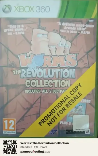 Worms: The Revolution Collection Xbox 360, PAL box front