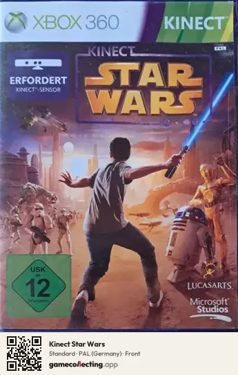 Kinect Star Wars Xbox 360, Germany box front