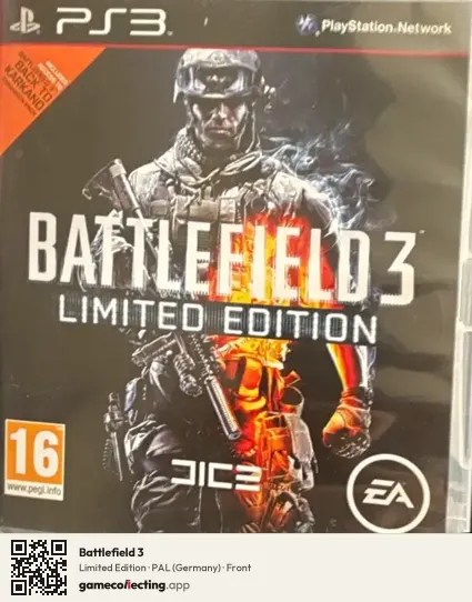 Battlefield 3 PlayStation 3, Germany box front