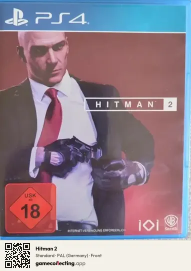 Hitman 2 PlayStation 4, Germany box front