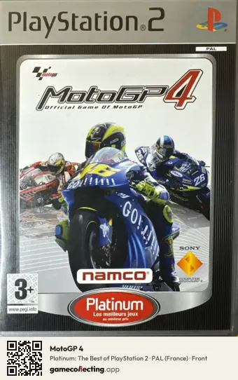 MotoGP 4 PlayStation 2, France box front