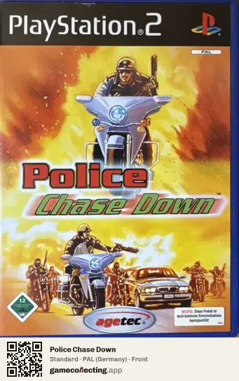 Police Chase Down PlayStation 2, Germany box front