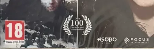 A Plague Tale Collection, the PEGI square on its front