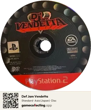 Def Jam Vendetta PlayStation 2, Asia disc