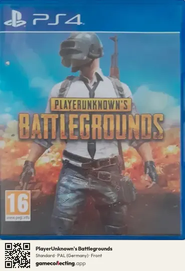 PlayerUnknown's Battlegrounds PlayStation 4, Germany box front