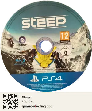 Steep PlayStation 4, PAL disc