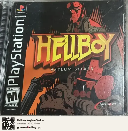 Hellboy: Asylum Seeker PlayStation, NTSC box front