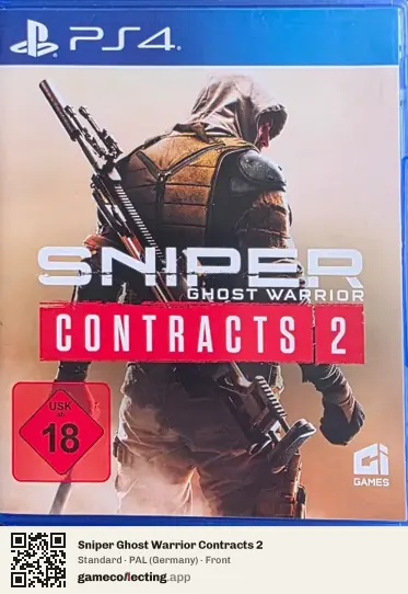 Sniper Ghost Warrior Contracts 2 PlayStation 4, Germany box front