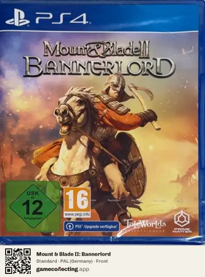 Mount & Blade II: Bannerlord PlayStation 4, Germany box front