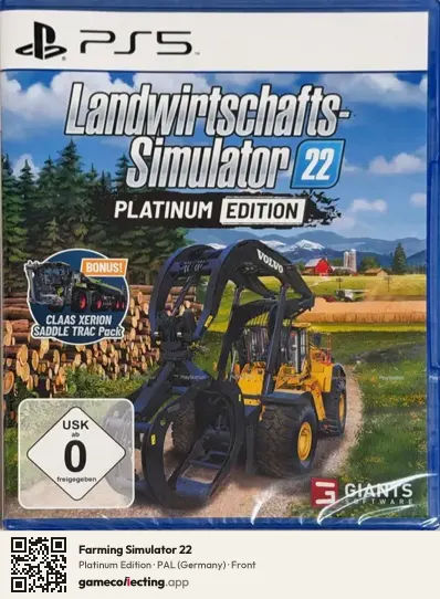 Farming Simulator 22 PlayStation 5, Germany box front