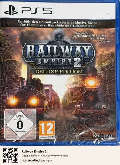Railway Empire 2 PlayStation 5, Germany box front