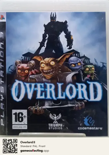 Overlord II PlayStation 3, PAL box front