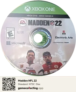 Madden NFL 22 Xbox One, NTSC disc