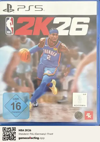 NBA 2K26 PlayStation 5, Germany box front