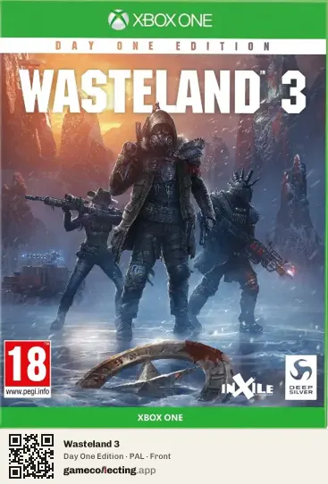 Wasteland 3 Xbox One, PAL box front